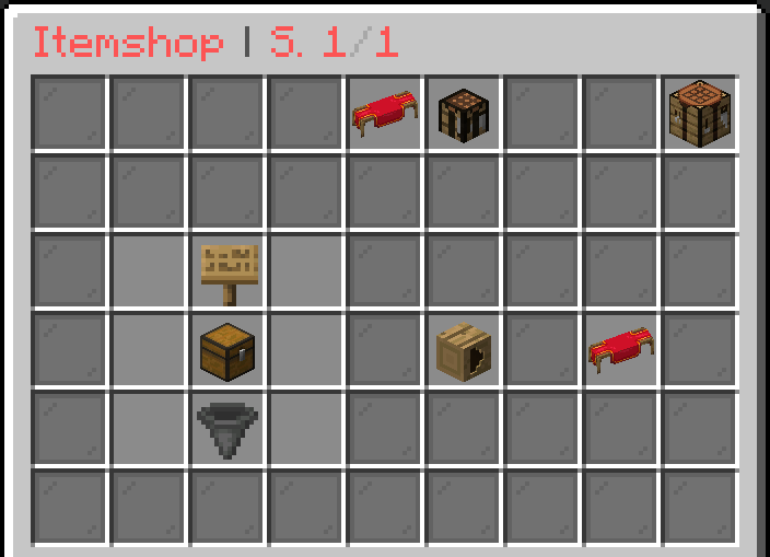 Itemshop Rezept
