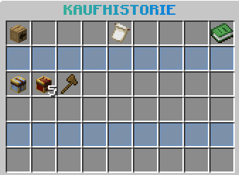 Die Kaufhistorie.
