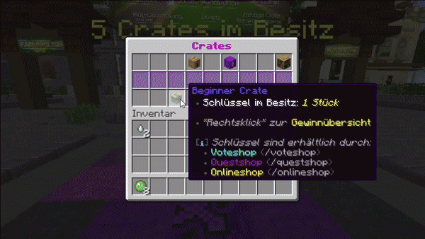 Epische Crate Öffnung