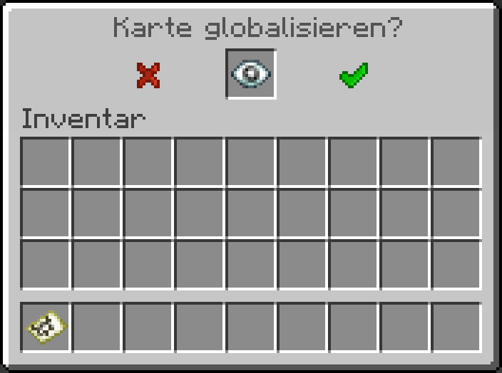 Untermenü: Karte globalisieren