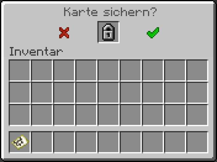 Untermenü: Karte sichern