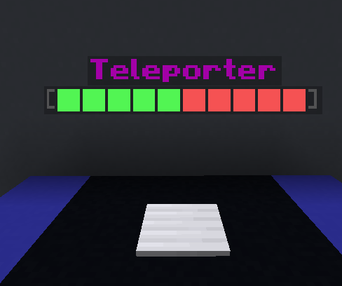 Eine Teleporter auf Cooldown.