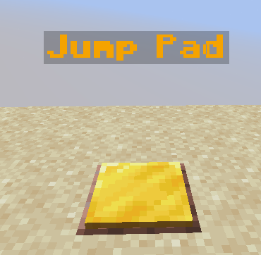 Ein Jump Pad.