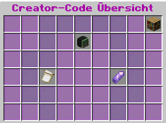 Die Creator-Code Übersicht.