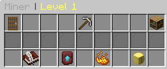 Das '/job Miner' Menü.